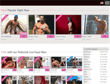 Tablet Screenshot of musclegaycam.com